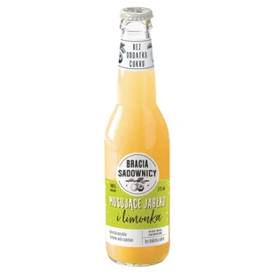 Bracia Sadownicy Napój lekko gazowany musujące jabłko i limonka 275 ml - Soki i napoje niegazowane - miniaturka - grafika 1