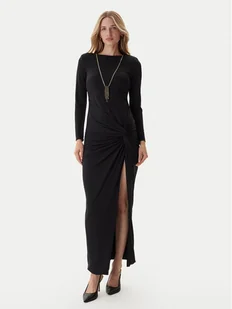 Fracomina Sukienka wieczorowa FQ25WD3006W62601 Czarny Slim Fit - Sukienki - miniaturka - grafika 1