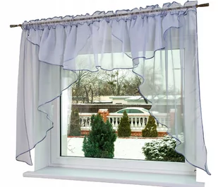 Firana Gotowa PARMA 350x150 WOAL Firanka Lambrekin - Firany - miniaturka - grafika 1