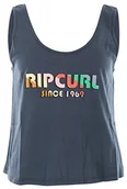 Koszulki i topy damskie - Rip Curl Icons of Surf Pump Font Tank Top 2023 Navy - miniaturka - grafika 1