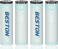 Baterie i akcesoria - BESTON Baterijos AA įkraunamos su USB-C lizdu, 1460mAh, Li-Ion, 4 vnt. - miniaturka - grafika 1