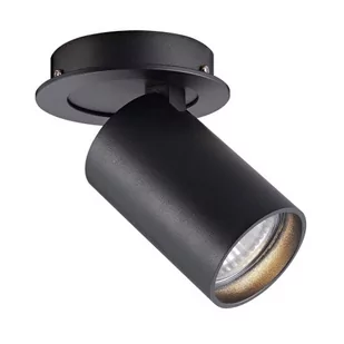 Zuma Line Tury 1 ACGU10-149 Plafon spot lampa sufitowa 1x50W GU10 czarny - Lampy sufitowe - miniaturka - grafika 1