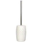 Akcesoria do wc - Szczotka WC Wave biała 41 cm BA-DE - miniaturka - grafika 1