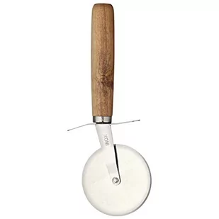 KitchenCraft nóż do pizzy 6,5 cm stal nierdzewna/drewno srebrny/naturalny twm_928725 - Noże kuchenne - miniaturka - grafika 1