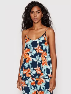 Koszulki i topy damskie - Rip Curl Top Bliss Bloom Singlet GSHRA5 Granatowy Regular Fit - grafika 1