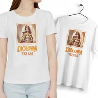 Koszulki i topy damskie - Dla Teresy T-Shirt koszulka biała Na Prezent z Dowolnym Nadrukiem Zdjęciem - miniaturka - grafika 1
