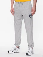 Spodnie sportowe męskie - New Balance Spodnie dresowe MP31902 Szary Regular Fit - miniaturka - grafika 1