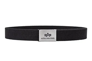 Alpha Industries Pasek unisex Big A Belt Black - Moda i Uroda OUTLET - miniaturka - grafika 1