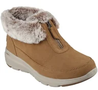 Kozaki damskie - Buty zimowe damskie SKECHERS GLACIAL ULTRA SWEET VIBES brązowe 40 EU - miniaturka - grafika 1