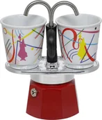 Zaparzacze i kawiarki - Bialetti Komplet Mini Express "R" 2 Filiżanki Kandinsky + 2 Bicch - miniaturka - grafika 1