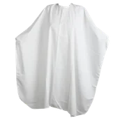 Pozostałe akcesoria fryzjerskie - Peleryna Fox Collection Snap-ON Silky Line biała - miniaturka - grafika 1