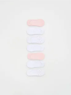 Reserved - Skarpetki balerinki z bawełną 7 pack - biały - Moda i Uroda OUTLET - miniaturka - grafika 1