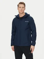 Odzież trekkingowa męska - Columbia Kurtka przeciwdeszczowa Inner Limits II EO0088 Granatowy Regular Fit - miniaturka - grafika 1