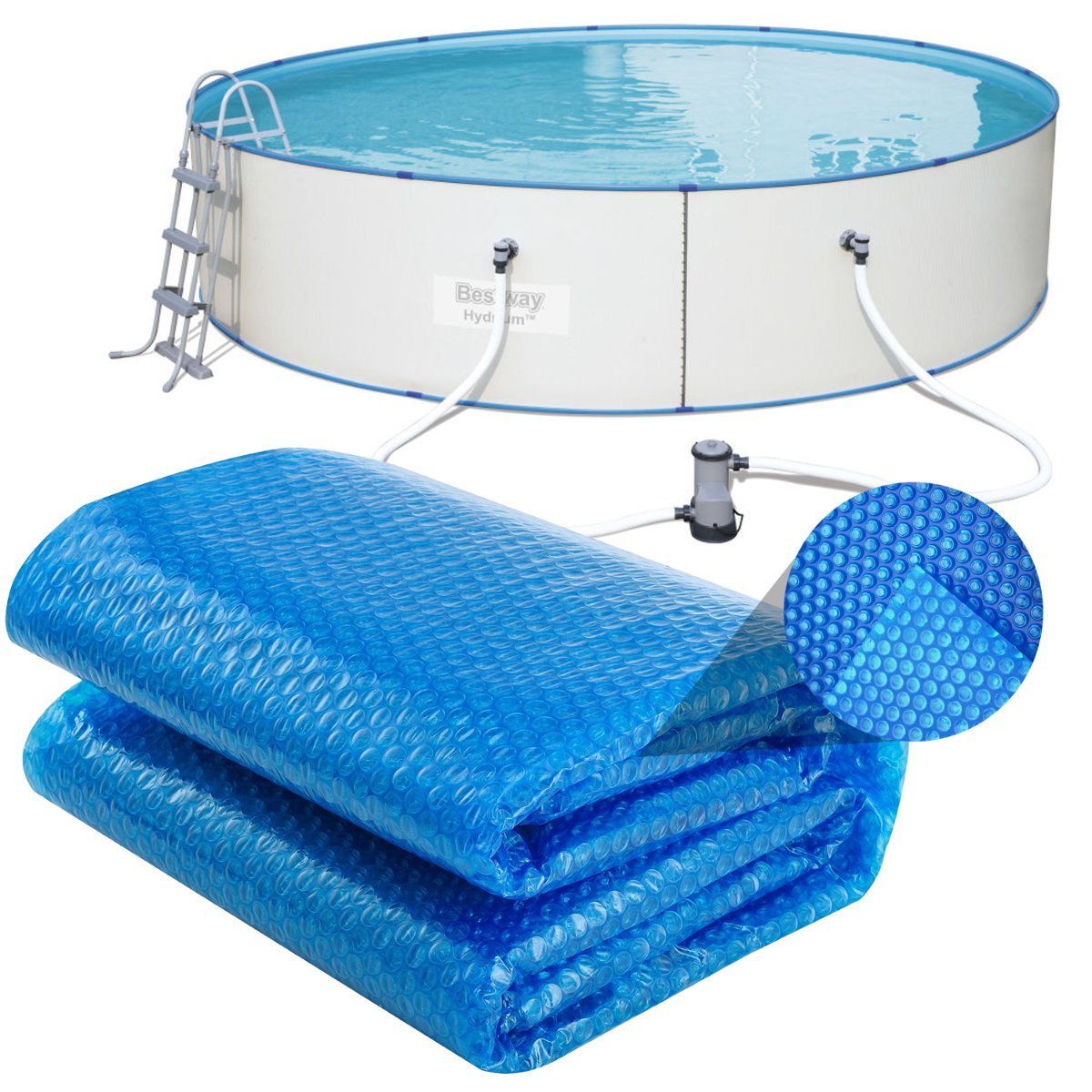 Bestway pokrywa termiczna solarna podgrzewacz wody do basenu  hydrium 488cm