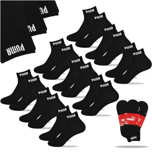 Puma Skarpety Męskie Zakostki Logo Bawełna 9 par Quarter C3 Rozmiar 35/38 - Skarpetki męskie - miniaturka - grafika 1