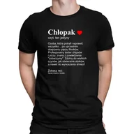 Koszulki męskie - Chłopak - definicja słownikowa - męska koszulka na prezent dla chłopaka - miniaturka - grafika 1
