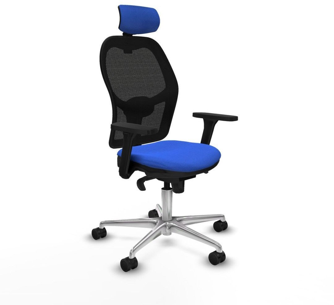 Krzesło Biurowe z Zagłówkiem Jorquera Piqueras y Crespo 3D086N2 Niebieski