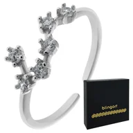 Bransoletki - Srebrny pierścionek znak zodiaku RAK srebro 925 - miniaturka - grafika 1