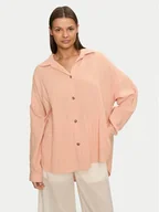 Koszule damskie - Roxy Koszula Morning Time ERJWT03613 Koralowy Regular Fit - miniaturka - grafika 1