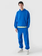 Spodnie sportowe męskie - Męskie spodnie dresowe 4F 4FWAW24TTROM0824 - niebieskie - miniaturka - grafika 1