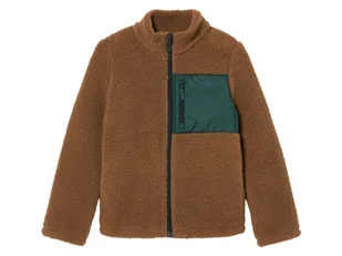 pepperts!® Kurtka polarowa sherpa chłopięca (158/164, Brązowy) - Kurtki i płaszcze dla chłopców - miniaturka - grafika 1