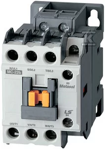 Stycznik mocy 9A, 4 kW, 3-polowy, z cewką 12V DC. Styki pomocnicze 1a1b w standardzie. - Silniki elektryczne i akcesoria - miniaturka - grafika 1