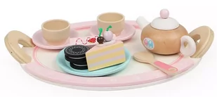 Sprytne Zabawki. Drewniany Zestaw Do Herbaty Toys4Edu - Zabawy w naśladowanie dorosłych - miniaturka - grafika 1