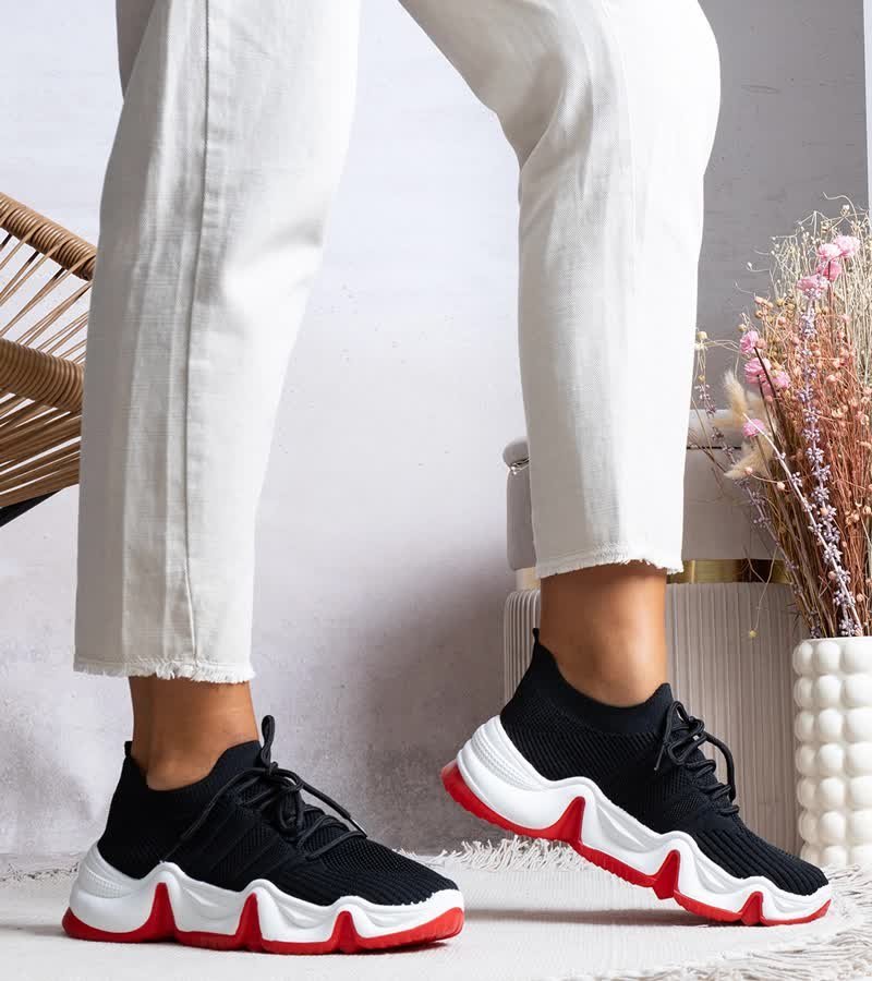 Czarne sneakersy sportowe Parkhill-38