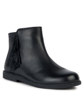 GEOX DAMSKIE BUTY CZARNE BOTKI ZA KOSTKĘ 37 T6B