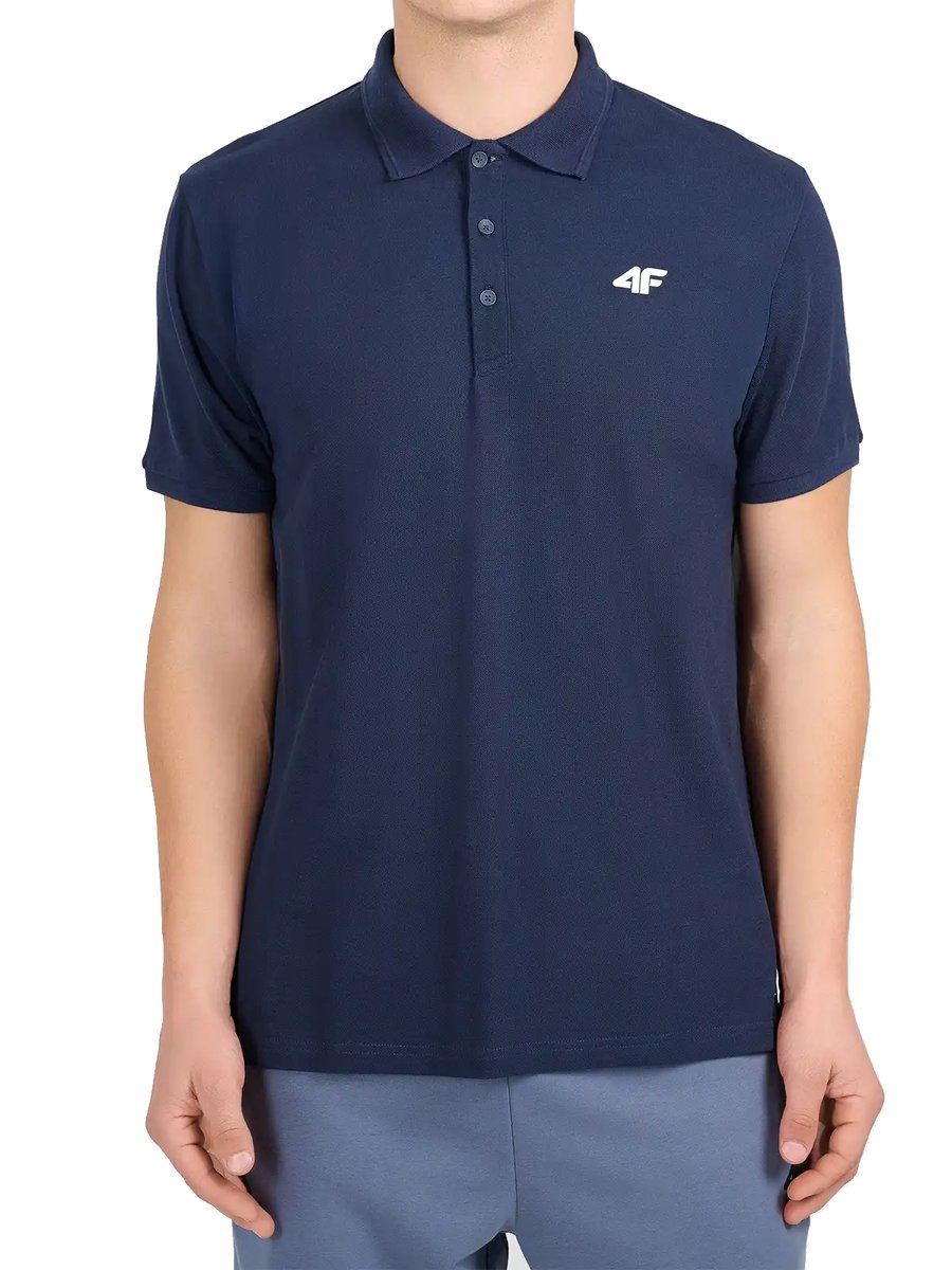 Męska koszulka polo 4F PTSM0771 granatowy 31S L