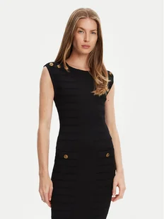 Guess Bluzka W5YR12 Z0130 Czarny Regular Fit - Bluzki damskie - miniaturka - grafika 1