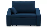 Fotele - Fotel rozkładany do salonu, Vertico, 90 cm, granatowy - miniaturka - grafika 1
