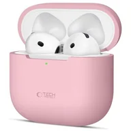 Akcesoria do słuchawek - TECH-PROTECT Silicone do Apple Airpods 4 Różowy - miniaturka - grafika 1