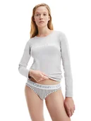 Majtki damskie - Calvin Klein Damskie Majtki Stringi Thong White 000Qd3751E 13Q S - miniaturka - grafika 1