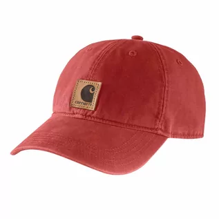 Czapki i chusty sportowe męskie - Czapka z daszkiem Carhartt Odessa Cap R64 Chili Pepper - grafika 1