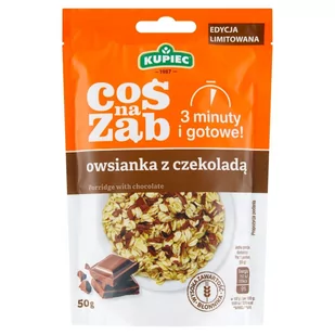 Kupiec Coś na ząb Owsianka z czekoladą 50 g - Płatki śniadaniowe i musli - miniaturka - grafika 1