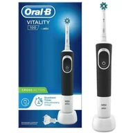 AGD OUTLET - Braun Oral-B szczoteczka elektryczna Vitality D100 CrossAction - black (czarna) - D100.413.1 /OUTLET/  - uszkodzone/wgniecione opakowanie zewnętrzne (pudełko) - miniaturka - grafika 1