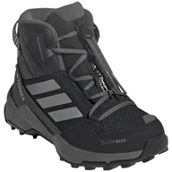 Buty dla chłopców - Buty dziecięce Adidas Terrex Ax4R Cw+ Mid K Rozmiar butów (UE): 33,5 / Kolor: czarny/szary - miniaturka - grafika 1