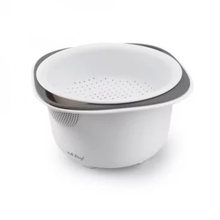 Vialli Design 3 miski kuchenne Livio białe/szare 28340 + - Miski i półmiski Vialli Design 3 miski kuchenne Livio białe/szare 28340 + - Miski i półmiski - miniaturka - grafika 1