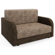 Łóżka dla dzieci i młodzieży - Sofa Rozkładana Jasny Brąz + Ciemny Brąz S2-M66 - miniaturka - grafika 1