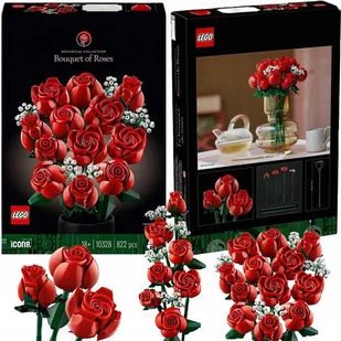 LEGO icons 10328 Bukiet róż - Klocki - miniaturka - grafika 1