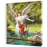 Ikony i obrazy sakralne - Obraz religijny na płótnie Anioł Stróż - miniaturka - grafika 1