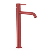 Baterie umywalkowe - Bateria umywalkowa nablatowa Tres Study czerwony połysk 26230801TRO - miniaturka - grafika 1