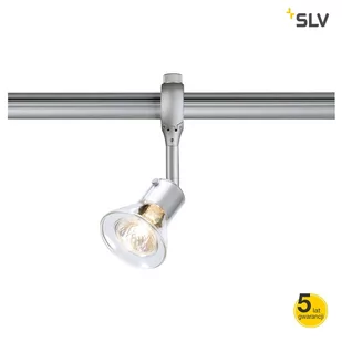 SLV SPOTLINE ANILA punkt.GU10 z szkł.przeźr.dla EASYTEC II.srebrnoszar 184634 - Lampy pozostałe - miniaturka - grafika 1