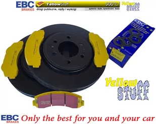 Przednie klocki YellowStuff + tarcze hamulcowe EBC seria Premium Ford Expedition 2011- - Tarcze hamulcowe - miniaturka - grafika 2