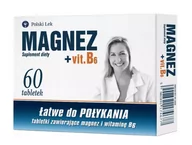 Witaminy i minerały - Polski Lek Magnez +Vit.B6 60 szt. - miniaturka - grafika 1