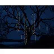 Pozostałe oświetlenie - Kaskada świetlna dekoracje na drzewa LED multikolor 200cm 480L - miniaturka - grafika 1