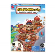 Gry planszowe - Mattel, Wieża bobrów, gra rodzinna - miniaturka - grafika 1