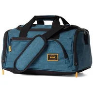 Torby podróżne - Pojemna Torba Podróżna RGL Samolotowy Bagaż Podręczny PL02 NIEBIESKA 40 x 20 x 25 [cm] - miniaturka - grafika 1