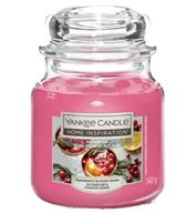 Świece - Yankee Candle - Świeca Home Inspiration Wild Berry Fizz 340g XMASS - miniaturka - grafika 1